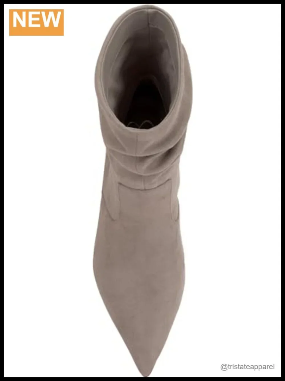 Jessica Simpson Vyluna Faux Suede Kitten Heel Ankle Booties Pointed Toe Pull-On